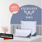 Excellent 3-Kammer-Kopfkissen Wien, F&uuml;llung: 60% Daunen / 40% Federn...