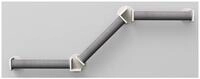 TRIXIE Katzen-Kletterwand Wand-Set 2 - wei&szlig;/grau - 195 &times; 78 cm