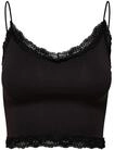 T-Shirt ONLY "T-Shirt ONLVICKY LACE SEAMLESS CROPPED TOP 1er Pack", Damen, Gr. XS-S,