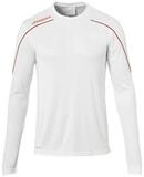 uhlsport Langarmshirt Stream 22 weiss/rot Herren