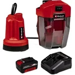 Einhell Klarwasserpumpe GE-SP 18 LL Li, inkl. Akku und Schnellladeger&auml;t...
