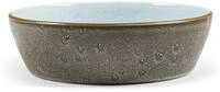 Bitz Schale Bowl matt grey / shiny light blue 18&nbsp;cm, Steinzeug, (Bowls),