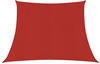 vidaXL Balkonsichtschutz Sonnensegel 160 g/m2 Rot 3/4x3 m HDPE (1-St) rot 300...