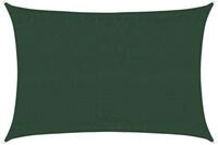 vidaXL Sonnensegel Sonnensegel 160 g/m&sup2; Dunkelgr&uuml;n 3,5x4,5 m HDPE, (1-tlg)