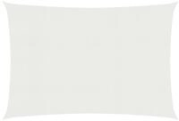 vidaXL Sonnensegel 2 x 25 m Sonnensegel 160 gm&sup2; Wei&szlig; 2x2,5 m HDPE Beschattung