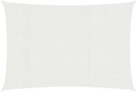 vidaXL Sonnensegel 25 x 4 m Sonnensegel 160 g m&sup2; Wei&szlig; 2,5x4 m HDPE Beschattung