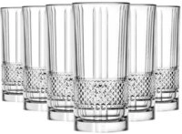 RCR Longdrinkglas RCR Brillante Longdrinkglas 370 ml 6er Set, Kristallglas