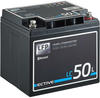 ECTIVE ECTIVE 12V 50Ah LiFePo4 Lithium Akku BMS Wohnmobil LFP BT Batterie, (12...