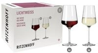 Ritzenhoff Gl&auml;ser-Set Lichtweiss Julie