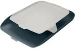 LEITZ Briefablage Briefkorb Cosy mit Organiser A4 Polystyrol grau/hellgrau grau