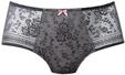 Taillenslip ANITA "Taillenslip Fleur", Damen, Gr. 42, grau (anthrazit), Spitze,
