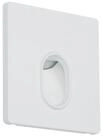 Paulmann LED Wandleuchte Einbauleuchte eckig Wei&szlig; 1,7W, LED fest integriert,