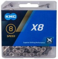KMC Fahrradketten KMC 8 Fach Schaltungskette X8 mit 114 Glieder