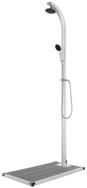 vidaXL Gartendusche 110 x 62 x 5 cm Gartendusche Pooldusche Aussendusche mit...