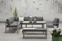 Garden Impressions Gartenlounge-Set Blakes XL links anthrazit / Gartenm&ouml;belset,
