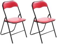 CLP Klappstuhl Felix (2er Set, 2 St), klappbar, pflegeleicht, gepolstert