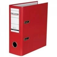 Falken Aktenordner FALKEN Ordner, A5 hoch, 80mm, rot, Rot