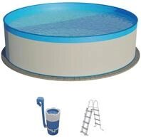 SUMMER FUN Rundpool (3-tlg., Becken, Einh&auml;ngekartuschenfilteranlage, Leiter),