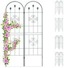 relaxdays Rosenbogen Rankgitter 2er Set, 2 St., D