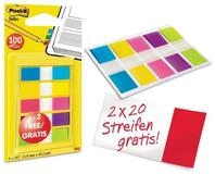Post-it Notes Haftnotizblock Index Mini Promotion - 11,9 x 43,2 mm sortiert 3x...