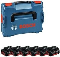 BOSCH GBA Akku Starter-Set (18 V), Akkupack 6 x 18V 4 Ah
