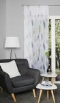 HOME WOHNIDEEN Gardine PAOLO (1 St), Kr&auml;uselband, halbtransparent, Voile,