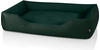 BedDog Tierbett Hundebett ZARA mit Rand, Bezug abnehmbar grün 110 cm x 150 cm