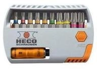 Heco Torx-Bit HECO-Bit-Selector, HECO-Drive, mit Farbkodierung 11-tlg.