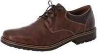 Schn&uuml;rschuh RIEKER, Herren, Gr. 42, braun (wood, toffee), Lederimitat, Schuhe
