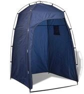 vidaXL Gartendusche Dusch-/WC-/Umkleidezelt Blau