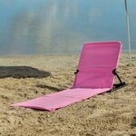 Haushalt International Gartenliege Strandliege, klappbar, pink mit praktischer