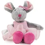 Schaffer Collection Kuscheltier Pl&uuml;sch-Ballett-Maus Kuscheltier 22 cm