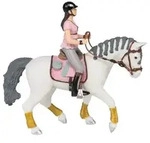 papo Actionfigur Papo 51525 Pferd mit geflochtenen Z&ouml;pfen