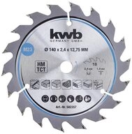kwb Kreiss&auml;geblatt Span-Platten Kreiss&auml;ge-Blatt, Holz-/Hartholz, 140 x 12.7 mm