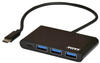Port USB-Verteiler PORT HUB TYPE C TO 3 USB 3.0 + TYPE C