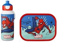 Mepal Lunchbox Pausenset Campus-Spiderman mit Trinkflasche und Brotdose, 1150 ml, Mit