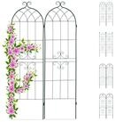 relaxdays Rosenbogen Rankgitter 2er Set, E