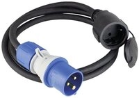 as - Schwabe Steckdose AS Schwabe 61408 CEE Adapterkabel 16 A 3polig 230 V 1 St.