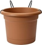 Elho Blumentopf Elho Blumentopf + Halter Green Basics &Oslash; 20 x 18,5