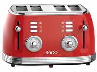 Sogo Toaster SOGO Human Technology 4-Scheiben-Toaster Kontrollleuchte,...