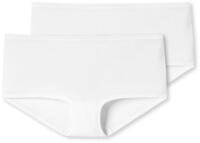 2 Schiesser Shorts - Damen - Gr. 36 - wei&szlig;