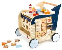 small foot Activity Lauflernwagen &raquo;Wal&laquo; - dunkelblau