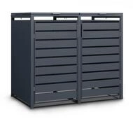 Tchibo - M&uuml;lltonnenbox - 132x80x116cm - anthrazit -