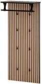 Tchibo - Hakenpaneel &raquo;Hank&laquo; - 50x21x110,5cm - schwarz - Holz / Metall / Kunststoff