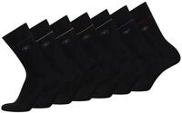 7 Paar Tom Tailor Socken - Unisex - Gr. 39-42 - schwarz