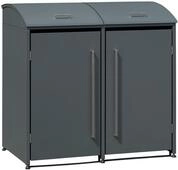 Tchibo - M&uuml;lltonnenbox - 139x83x135cm - anthrazit -