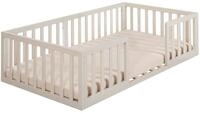 roba Bodenbett 70 x 140 cm - 76,5x143,5x38cm - grau -