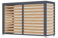 Tchibo - W&auml;rmepumpenabdeckung - 140x50x92cm - braun -