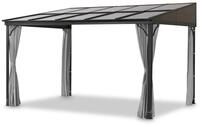 Leco Terrassen&uuml;berdachung - 400x300x214cm - anthrazit -