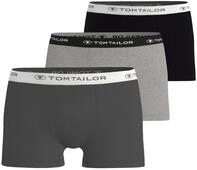 3 Tom Tailor Slipboxer &raquo;Buffer&laquo; - Herren - Gr. S/4 - dunkelgrau